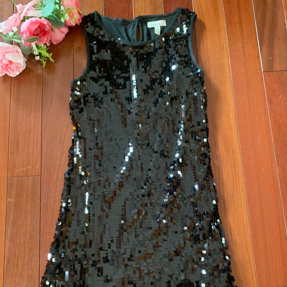 Speechless Black Sequin Cocktail Dress